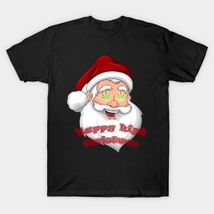 Santa Claus got high Christmas gift T-Shirt